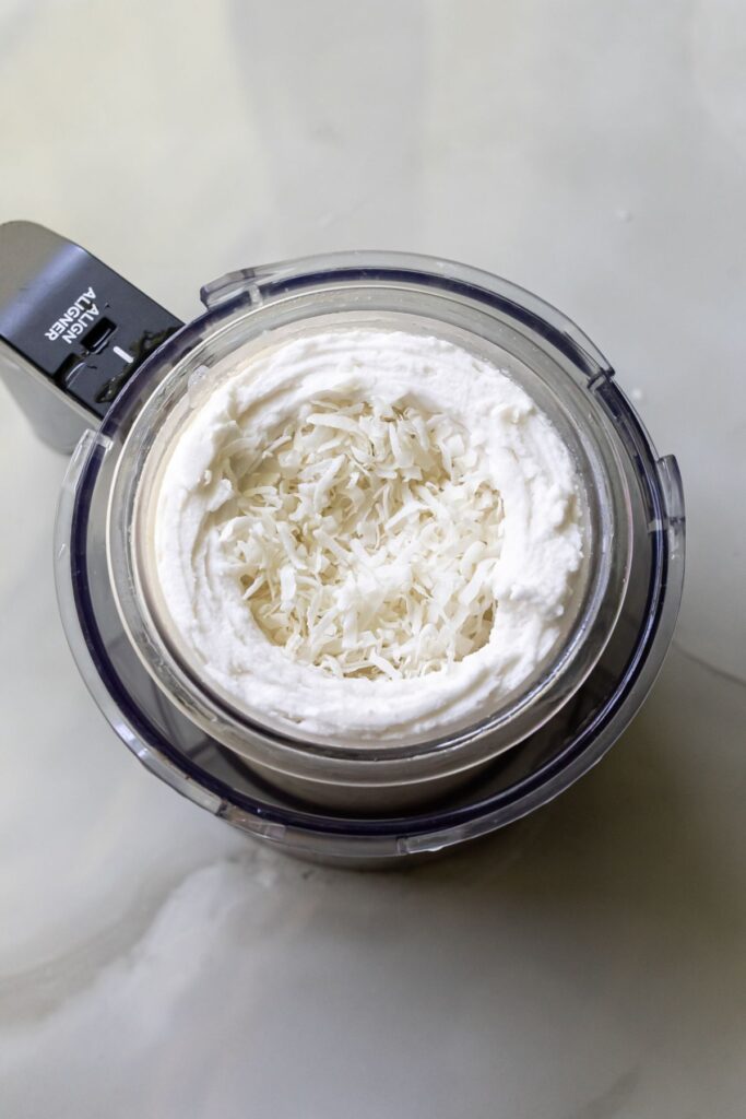 coconut ice cream in a ninja creami.