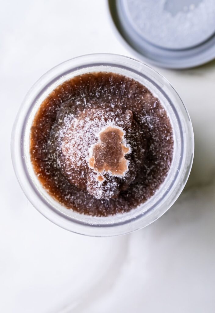 frozen base for an ice cream.