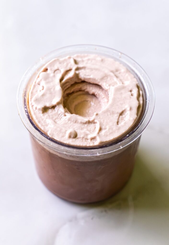 high protein chocolate ice cream.