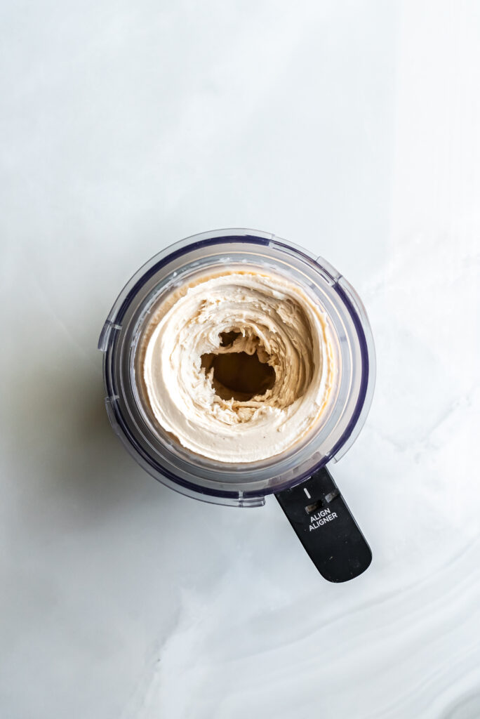 Ninja Creami Pina Colada Protein Ice Cream ready to be served.