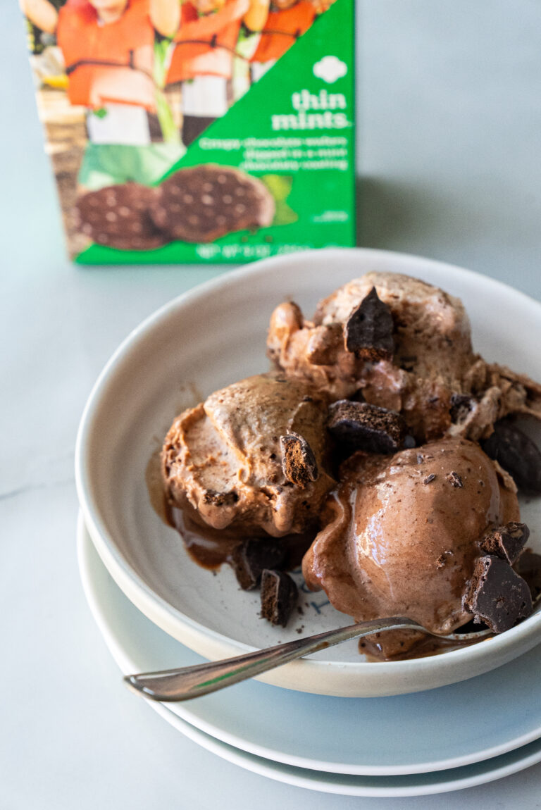 thin mint protein ice cream in the Ninja Creami.